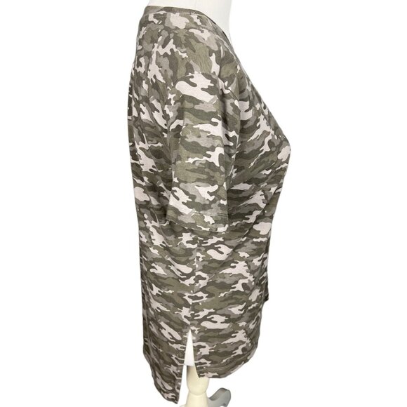 Fabletic Amy Short Sleeve Top Crew Neck Camo Shirt Size XS - Picture 4 of 7